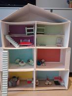 Zelf gemaakte poppenhuis van karton, Ophalen, Gebruikt, Poppenhuis