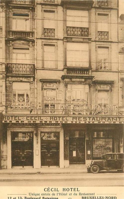 (381-227-019) Bruxelles Cecil Hotel, Verzamelen, Ansichtkaarten | Buitenland, Duitsland, Voor 1920, Verzenden