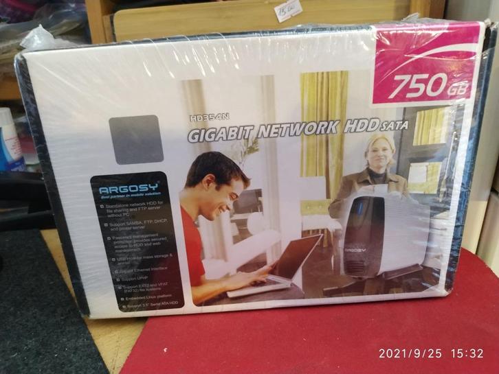 ARGOSY HD354N-00750 750GB Gigabit Network HDD SATA, Computers en Software, Harde schijven, Nieuw, Desktop, Ophalen of Verzenden