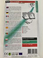 Trust CD/ DVD opbergsysteem voor 2x 12 CD’s of DVD’s, Kunststof, Minder dan 25 discs, Nieuw, Ophalen of Verzenden
