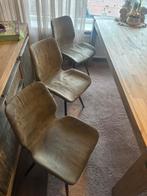 Velvet eetkamer stoelen, Huis en Inrichting, Stoelen, Gebruikt, Overige kleuren, Kuip stoelen, Ophalen of Verzenden