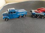 Vintage Lesney scammel tractor and crane transporter, Verzenden, Zo goed als nieuw