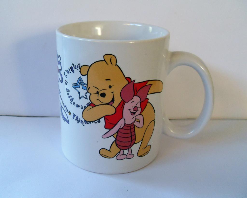 Winnie De poeh en Knorretje Mok Beker Disney Winnie The Pooh, Ophalen of Verzenden, Winnie de Poeh of vrienden, Zo goed als nieuw