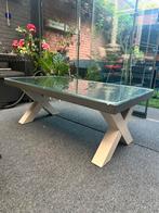Salon tafel + beschermglas, Ophalen, 100 tot 150 cm, 50 tot 100 cm, Minder dan 50 cm
