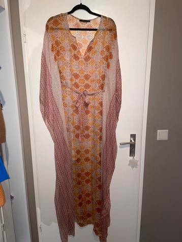bcbg max azria oranje roze lange kaftan jurk mt M / L beschikbaar voor biedingen
