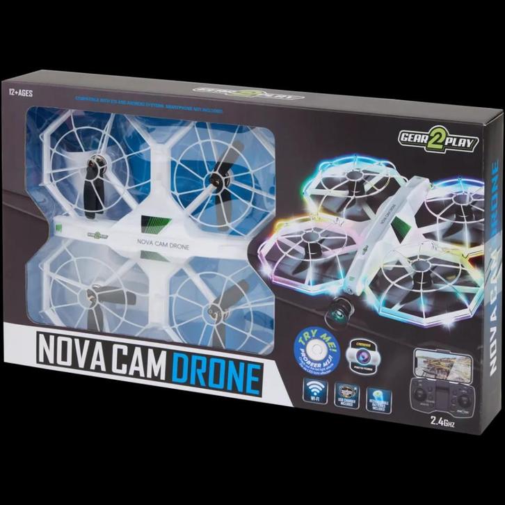 Gear2Play Nova drone met camera  49 x 28 cm, Audio, Tv en Foto, Drones, Nieuw, Drone met camera, Ophalen
