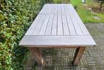 Massief teak houten tuintafel 100x200 cm, Tuin en Terras, Ophalen, Gebruikt, Rechthoekig, Teakhout