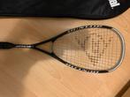 Dunlop Max Plus TI squashracket met hoes en ballen, Ophalen of Verzenden, Met hoes, Zo goed als nieuw