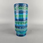 prachtige vintage ronde Bitossi vaas. Decor "Rimini Blue", Antiek en Kunst, Ophalen of Verzenden