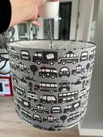 Hangende lamp auto’s, Huis en Inrichting, Lampen | Lampenkappen, Ophalen, Zo goed als nieuw, Rond, 25 tot 50 cm