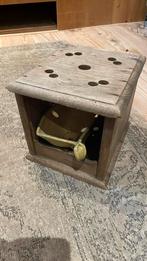 Antieke Houten Voetenstoof, Antiek en Kunst, Ophalen of Verzenden