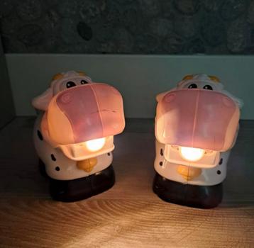 Fisher Price knijp zaklamp in de vorm van een koe met geluid beschikbaar voor biedingen