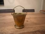 Koperen miniatuur emmer met hengsel, Ophalen of Verzenden, Gebruikt, Poppenhuis
