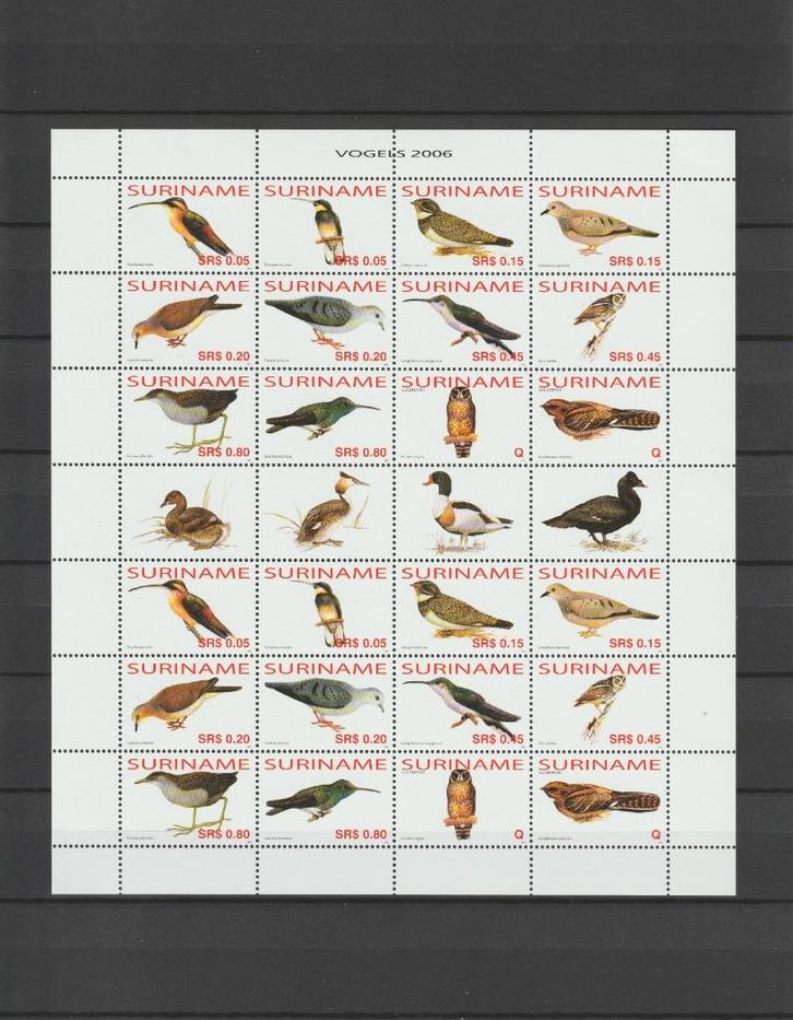 Suriname 2006, 1374 t/m 1385, heel vel, Postfris., Postzegels en Munten, Postzegels | Suriname, Postfris, Verzenden