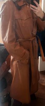 Vintage Leren Jas Tannery, Ophalen of Verzenden, Gedragen, Maat 38/40 (M), Bruin