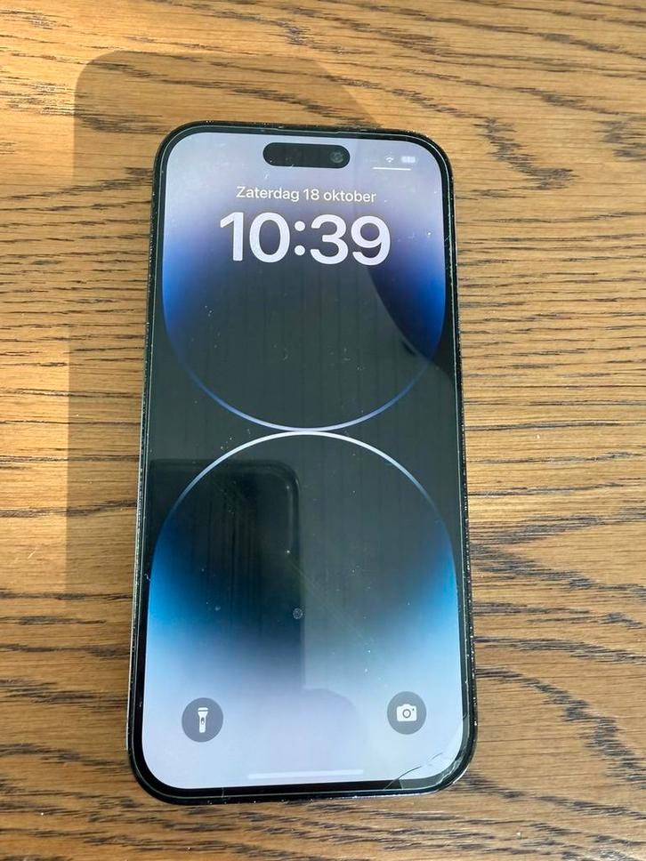 iPhone 14 Pro 256GB, Telecommunicatie, Mobiele telefoons | Apple iPhone, Zo goed als nieuw, 256 GB, iPhone 14 Pro, Zwart, Ophalen