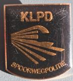 KLPD Spoorwegpolitie Badge, Verzamelen, Ophalen of Verzenden, Overige soorten, Nederland, Embleem of Badge