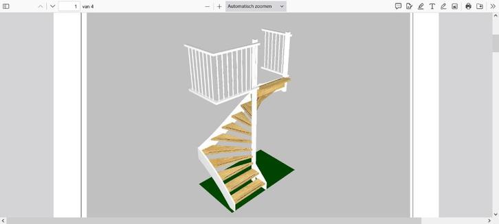 maatwerk trap, open NIEUW !, Doe-het-zelf en Verbouw, Ladders en Trappen, Nieuw, Trap, Minder dan 2 meter, Ophalen