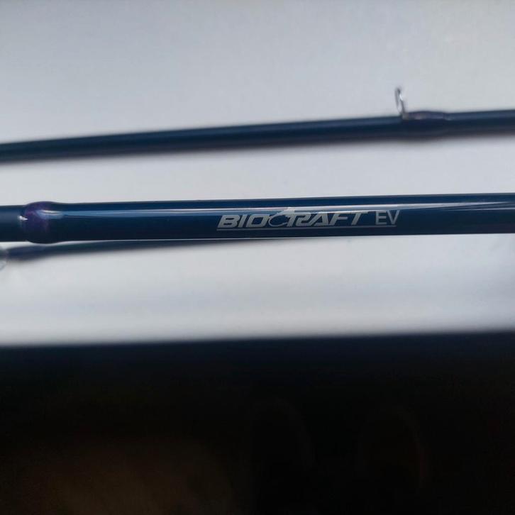 Shimano Biocraft EV  230cm, #3/4, prachthengel 3 delig, Watersport en Boten, Hengelsport | Vliegvissen, Zo goed als nieuw, Werphengel