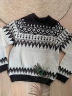 Runox Scandia Strik wollen trui S M bohemian wool jumper, -, Beige, -, Ophalen of Verzenden