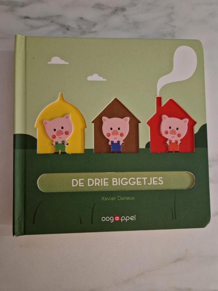 Xavier Deneux - De drie biggetjes, Boeken, Kinderboeken | Kleuters, Zo goed als nieuw, Fictie algemeen, Ophalen of Verzenden