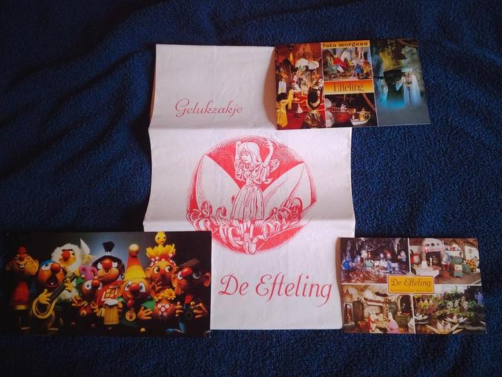 Oude kadozak en vintage Efteling kaarten, Verzamelen, Efteling, Gebruikt, Overige typen, Ophalen of Verzenden