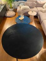 Ronde zwarte ikea tafel lisabo, Huis en Inrichting, Ophalen, 50 tot 100 cm, 100 tot 150 cm, Rond