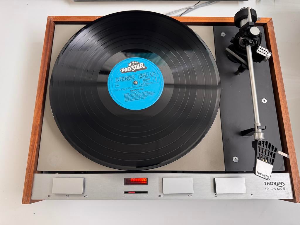 Thorens TD 125 MK II Platenspeler, Audio, Tv en Foto, Platenspelers, Ophalen, Gebruikt, Thorens, Pitch-regelaar