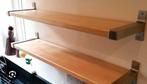4 Plankhouders Ikea met 1 witte plank voor wandplanken, Ophalen, Zo goed als nieuw, Minder dan 150 cm, Minder dan 100 cm
