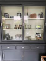 Zware kwaliteit buffetkast antraciet, Huis en Inrichting, Ophalen, Zo goed als nieuw, 25 tot 50 cm, 200 cm of meer