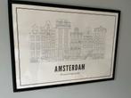 WIJCK Amsterdam Brouwersgracht Poster (ingelijst), Huis en Inrichting, Ophalen, Gebruikt, Foto of Poster, 50 tot 75 cm