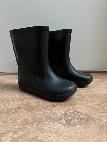 Regenlaarzen/ kaplaarzen zwart maat 22/23 beschikbaar voor biedingen