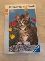 Ravensburger Puzzel 500 Stukjes - Kitten, Ophalen of Verzenden, Zo goed als nieuw, Legpuzzel