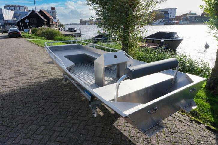 Bobcraft 4300 | NL bouw aluminium platbodem | Onderhoudsvrij, Watersport en Boten, Platbodems, Gebruikt, Tot 6 meter, Aluminium