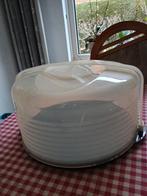 Tupperware grote taartdoos, Ophalen of Verzenden, Gebruikt, Crème, Bak of Kom