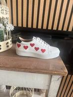 DWRS sneaker hearts Nu €49,95, Kleding | Dames, Schoenen, DWRS, Wit, Nieuw, Ophalen of Verzenden