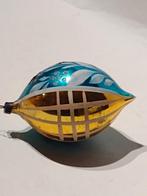 oude gekleurde druppel kerstbal / aqua goud, Diversen, Kerst, Ophalen, Gebruikt