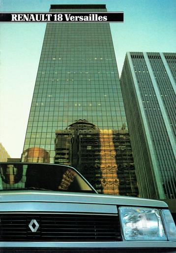 Folder Renault 18 Versailles (1986) beschikbaar voor biedingen