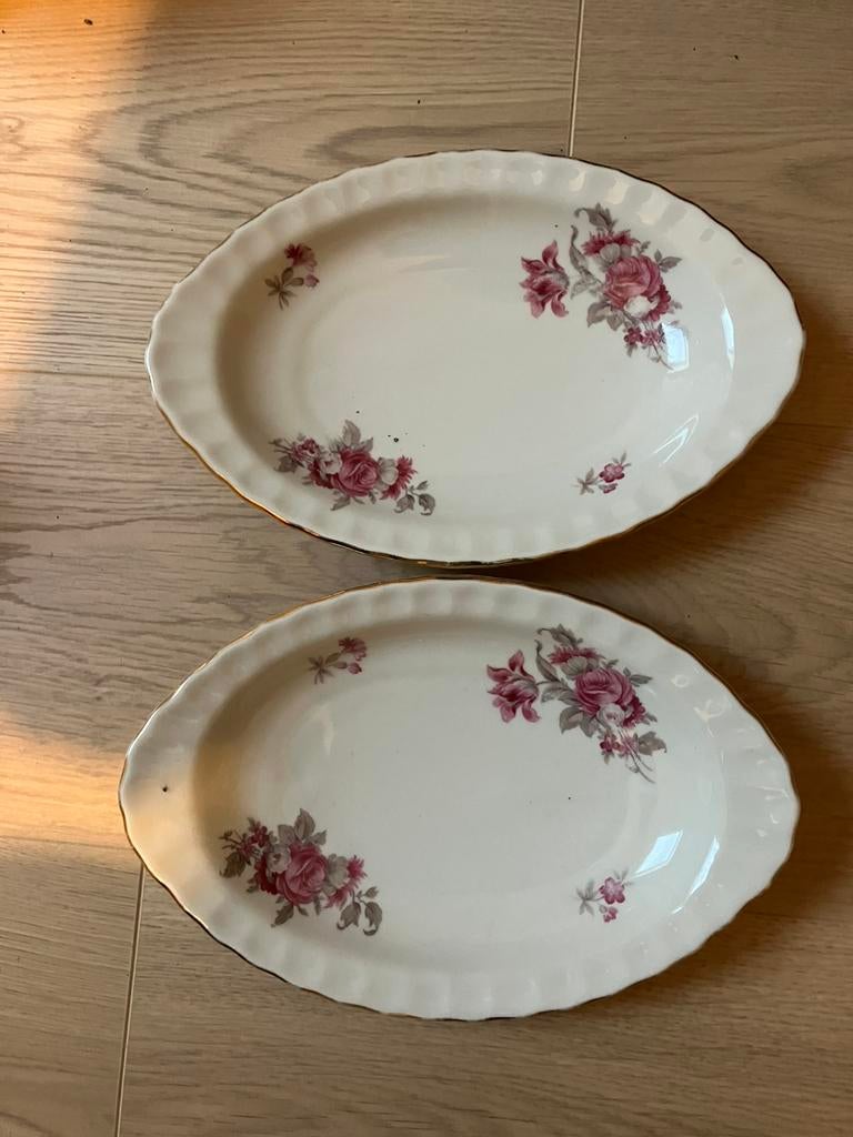 Mosa 3 poortjes 2 vleeswarenschaaltjes, Ophalen of Verzenden