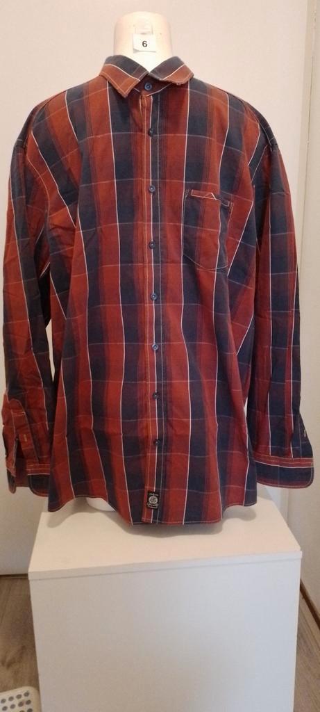 Casa Moda Blouse XXL Heren, Kleding | Heren, Overhemden, Zo goed als nieuw, Overige halswijdtes, Rood, Ophalen of Verzenden