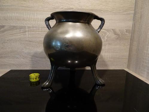 Zeer vroege bronzen kookpot of grape 15e eeuw, Antiek en Kunst, Antiek | Koper en Brons, Ophalen of Verzenden
