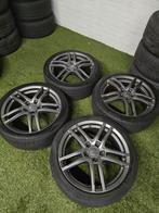 mooie set dezent velgen te koop 18 inch 5x112 winterbanden, 18 inch, Gebruikt, Banden en Velgen, Personenwagen