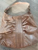 Cognac leren tas Bijenkorf, Ophalen of Verzenden, Gebruikt, Bruin, Handtas