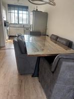Eettafel met 6 Stoelen, Ophalen, Zo goed als nieuw, Vijf personen of meer, 200 cm of meer