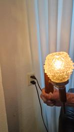 Jaren 50/60 lampjemet teakhout., Ophalen of Verzenden, Gebruikt
