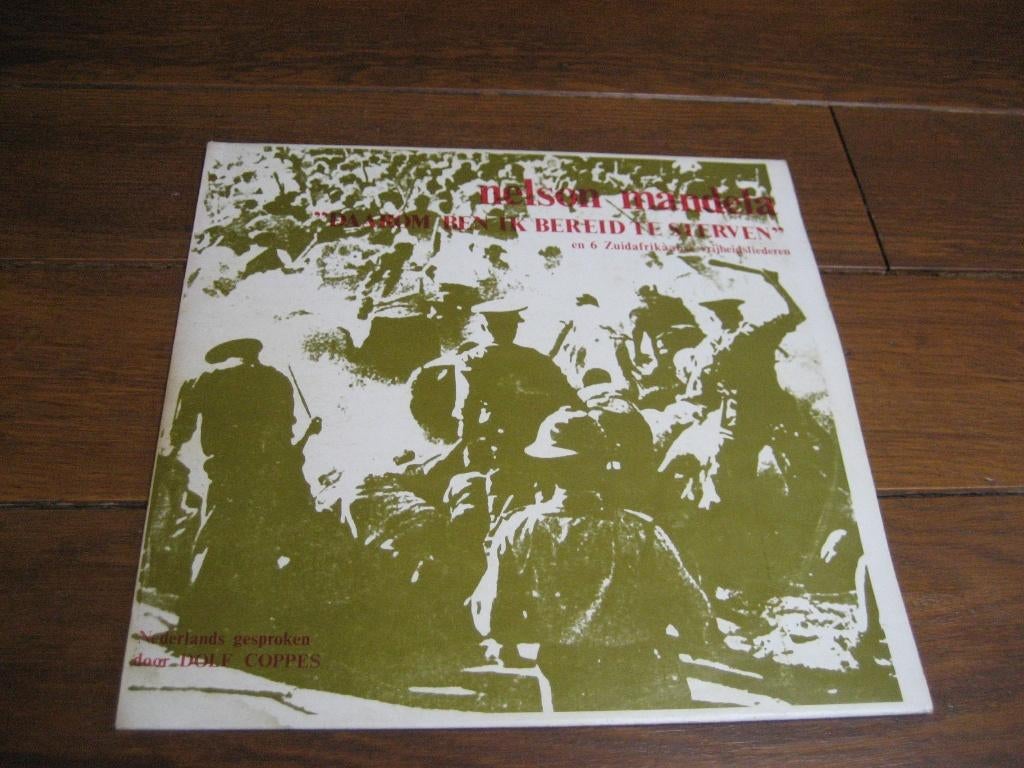 Nelson mandela en zuid afrikaanse strijdliederen, Ophalen of Verzenden, Zo goed als nieuw, 12 inch, Overige soorten