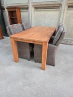 Eetkamertafel, eetkamerstoelen, stoelen, tafel eetkamerset, Ophalen