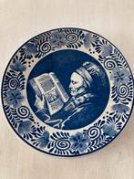 Delfts blauw bord Moeder van Rembrandt, Ophalen of Verzenden