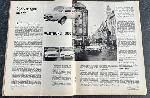 Wartburg 1000 test in Autokampioen 1967, Boeken, Auto's | Folders en Tijdschriften, Gelezen, Overige merken, Ophalen of Verzenden