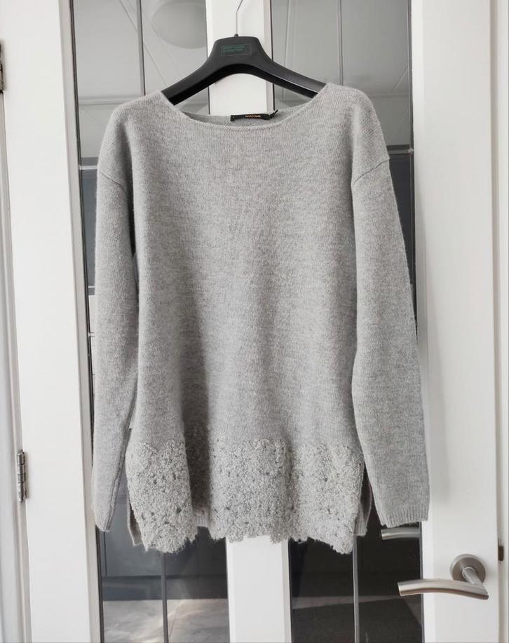 Natan Trui Wol/Cashmere Maat M, Kleding | Dames, Truien en Vesten, Maat 38/40 (M), Grijs, Ophalen of Verzenden